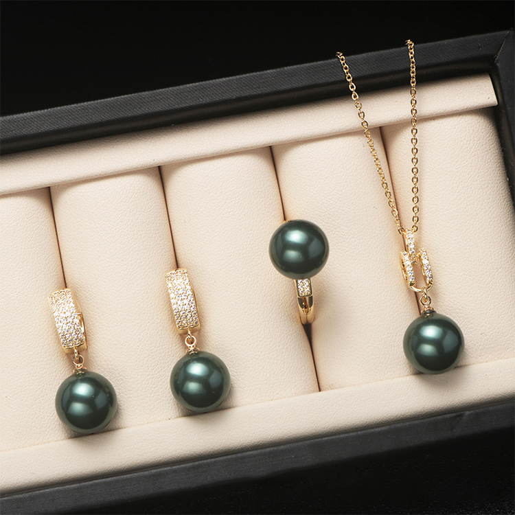 🔥LAST DAY 50% OFF❤️🎁 Akoya Pearl Jewelry Set (Necklace, Ring, Earrings)