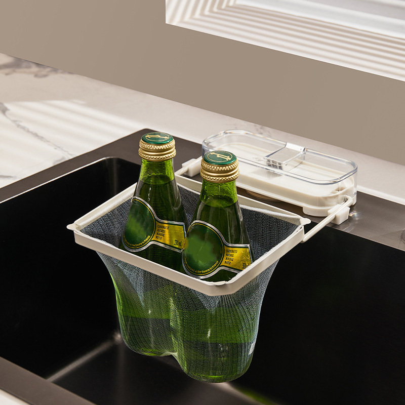 Suction cup sink filter rack