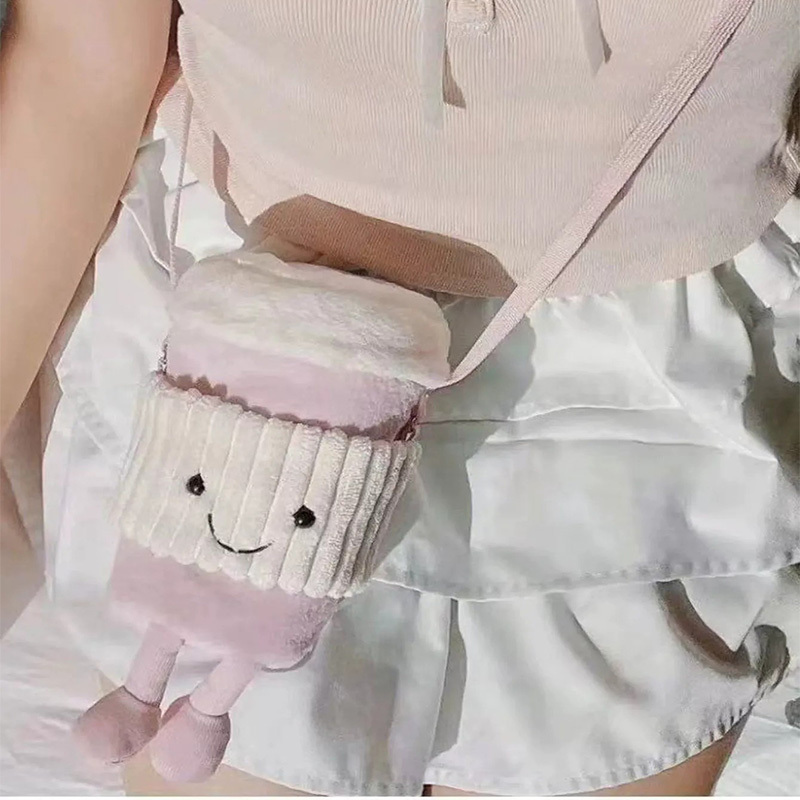 New crossbody travel milk tea cup holder