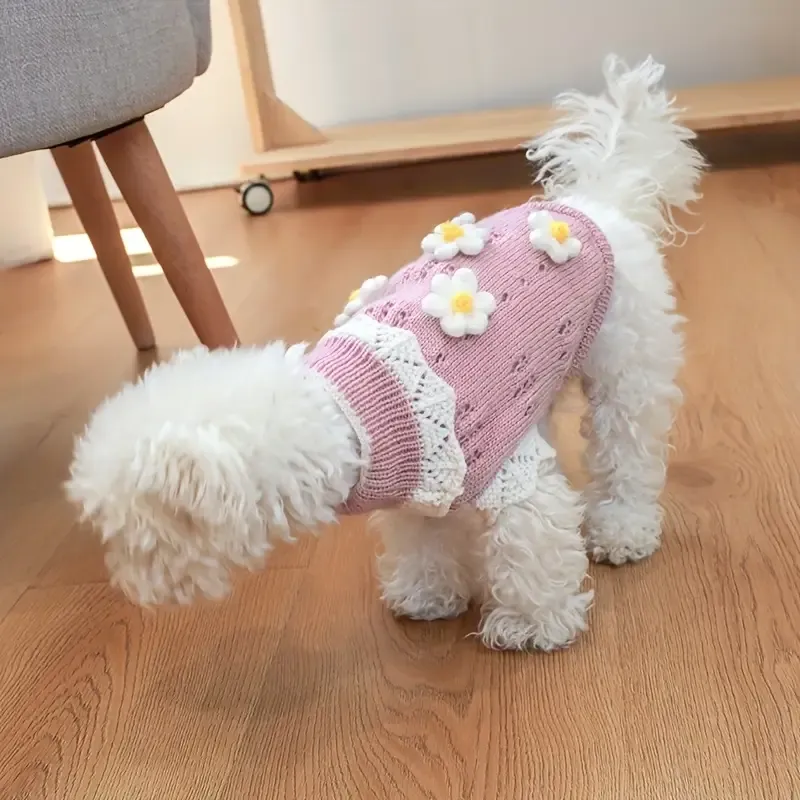 Dog Sweater - Flower