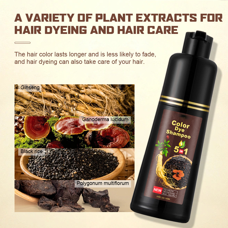 Five-in-one hair dye