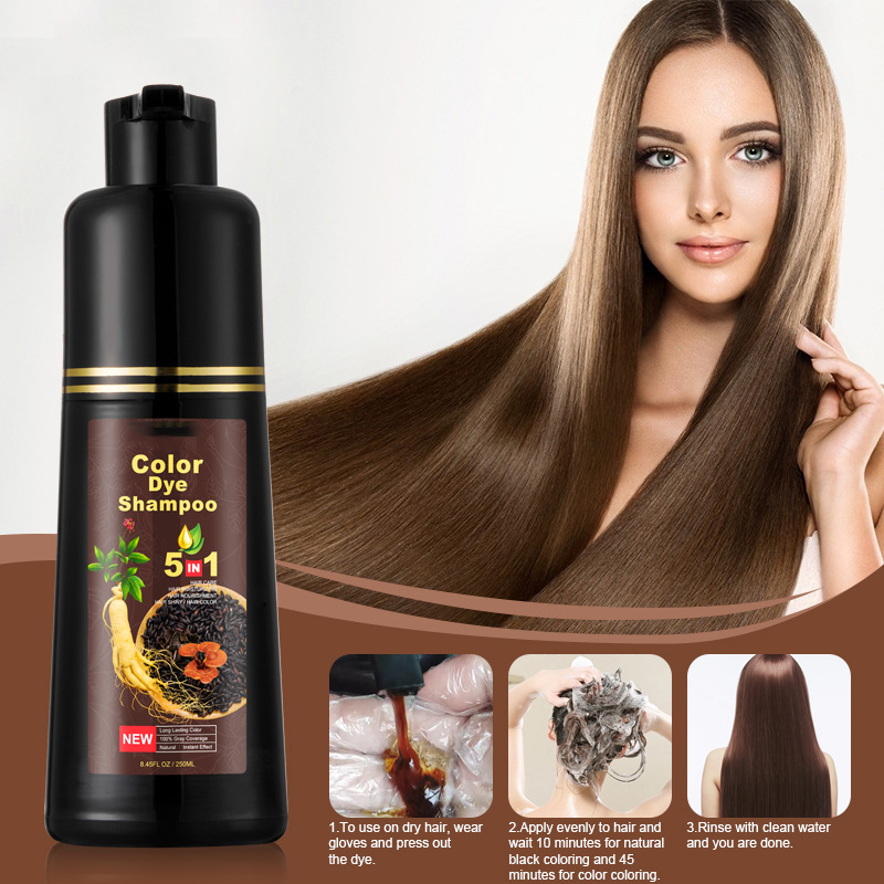 Five-in-one hair dye