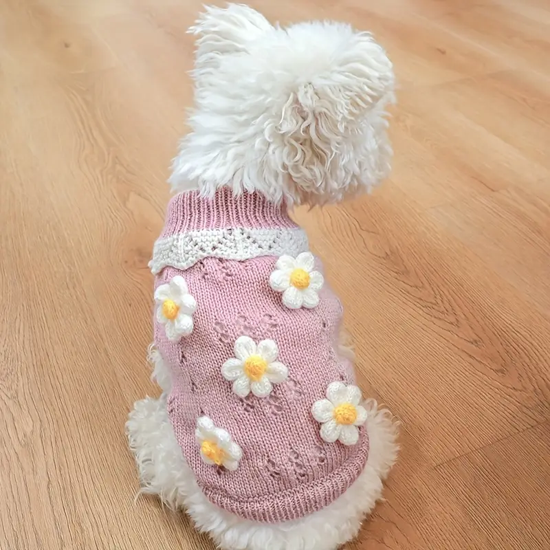 Dog Sweater - Flower