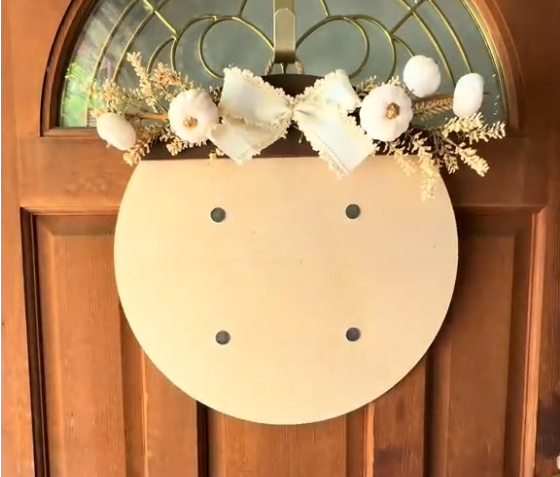 Wooden door hanger creative letter sign