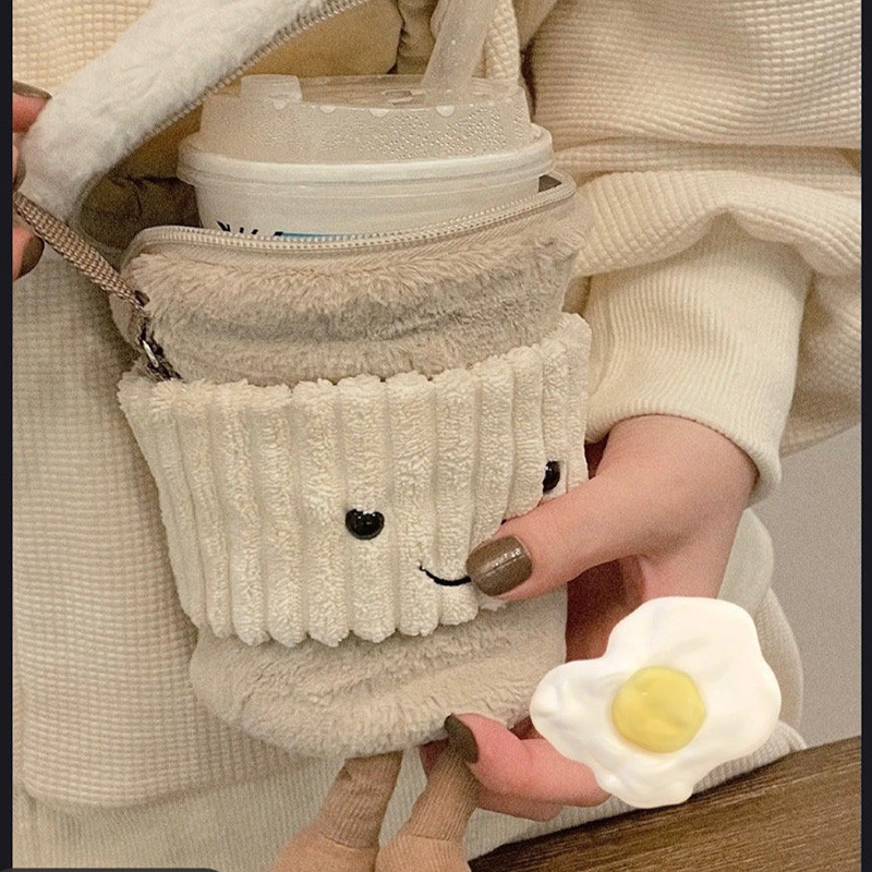 New crossbody travel milk tea cup holder