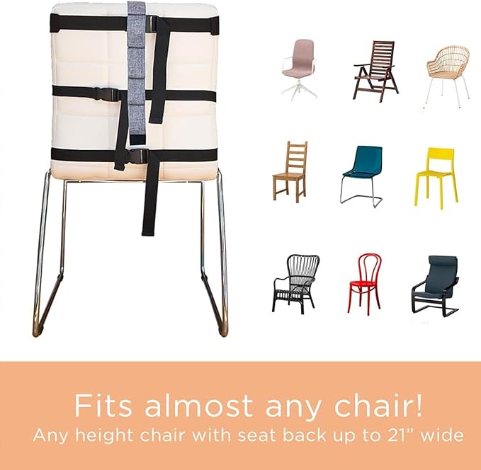 Baby high chair safety belt