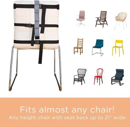 Baby high chair safety belt