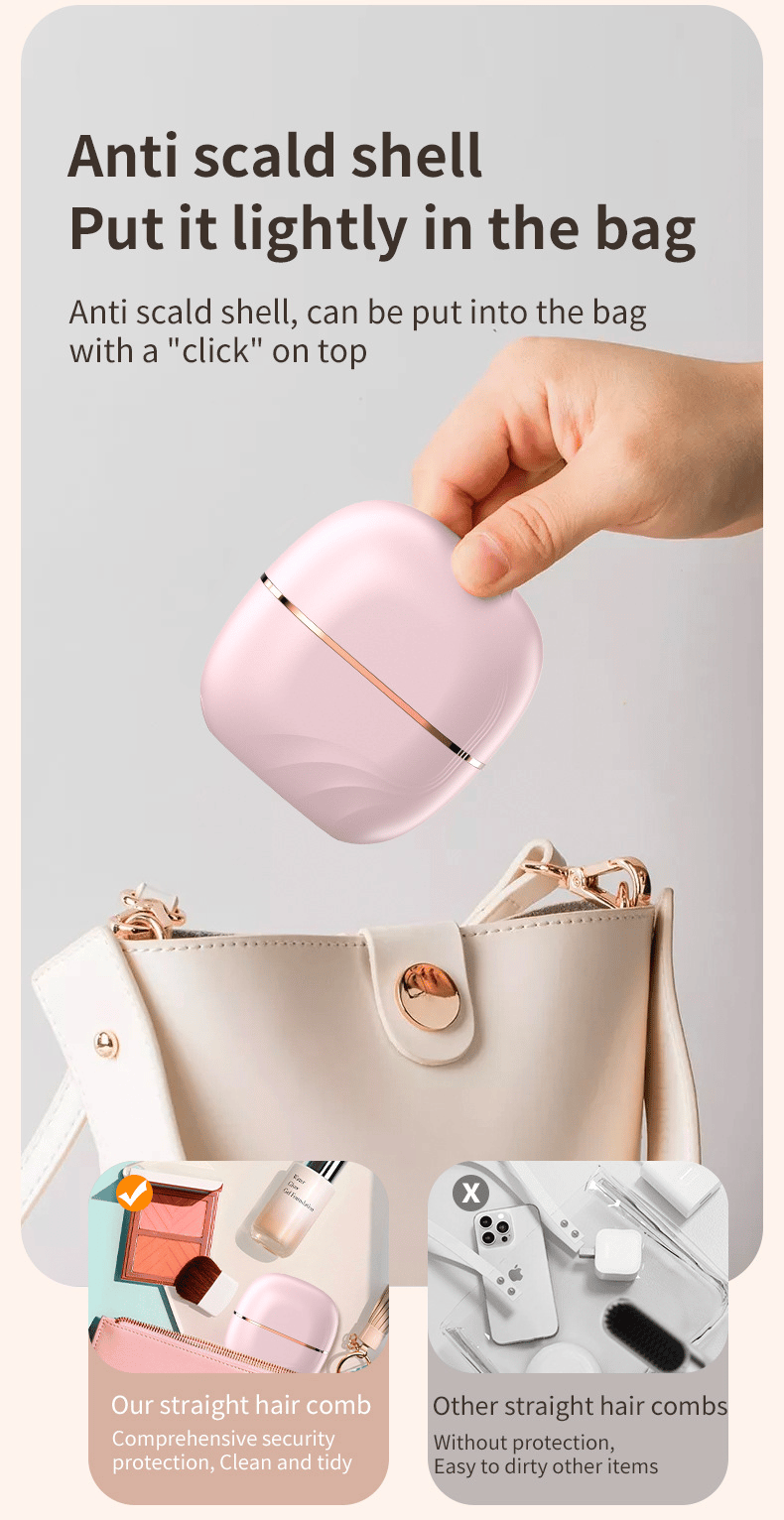 🔥Mini Cordless Hair Straightener Comb