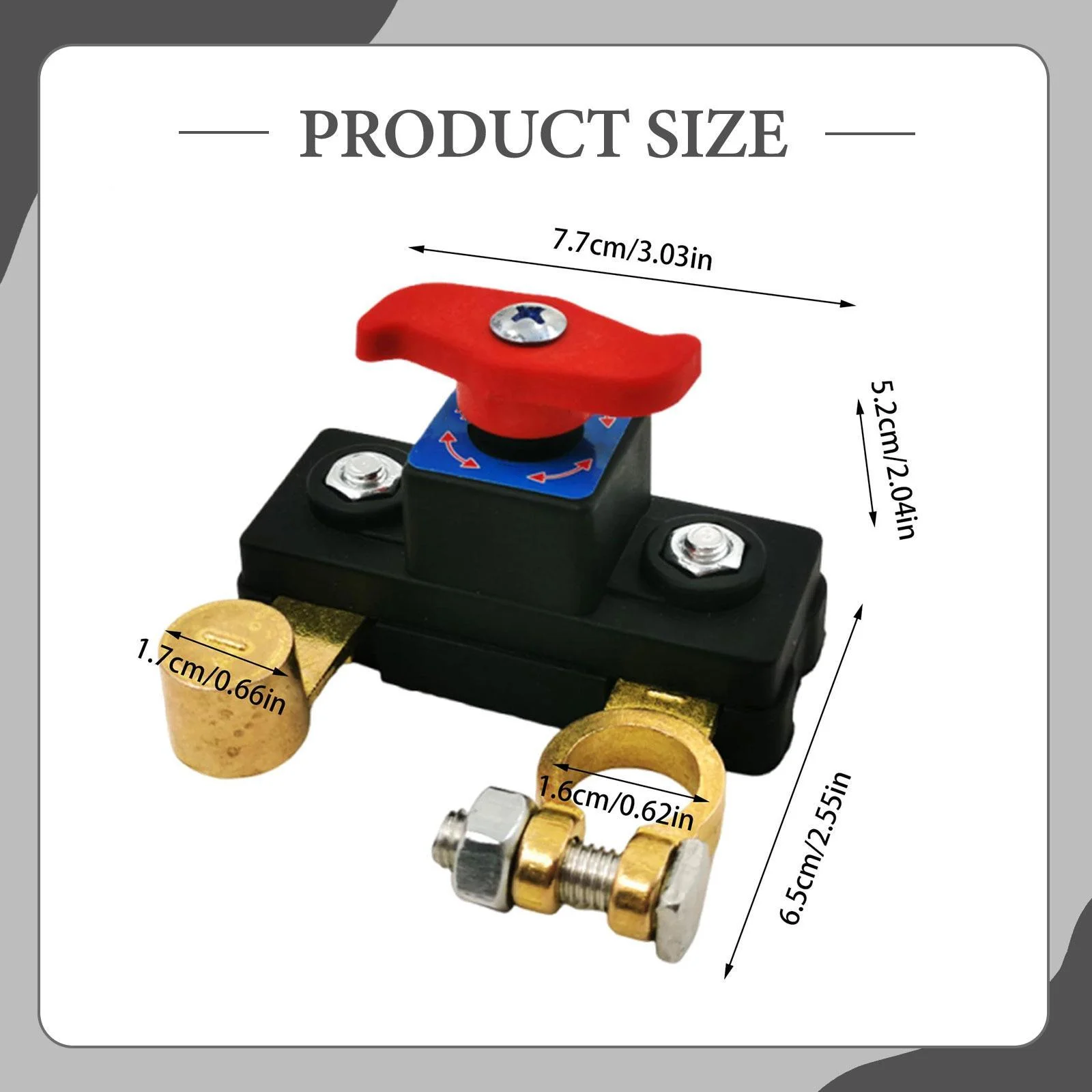 Automotive battery circuit breaker accessories