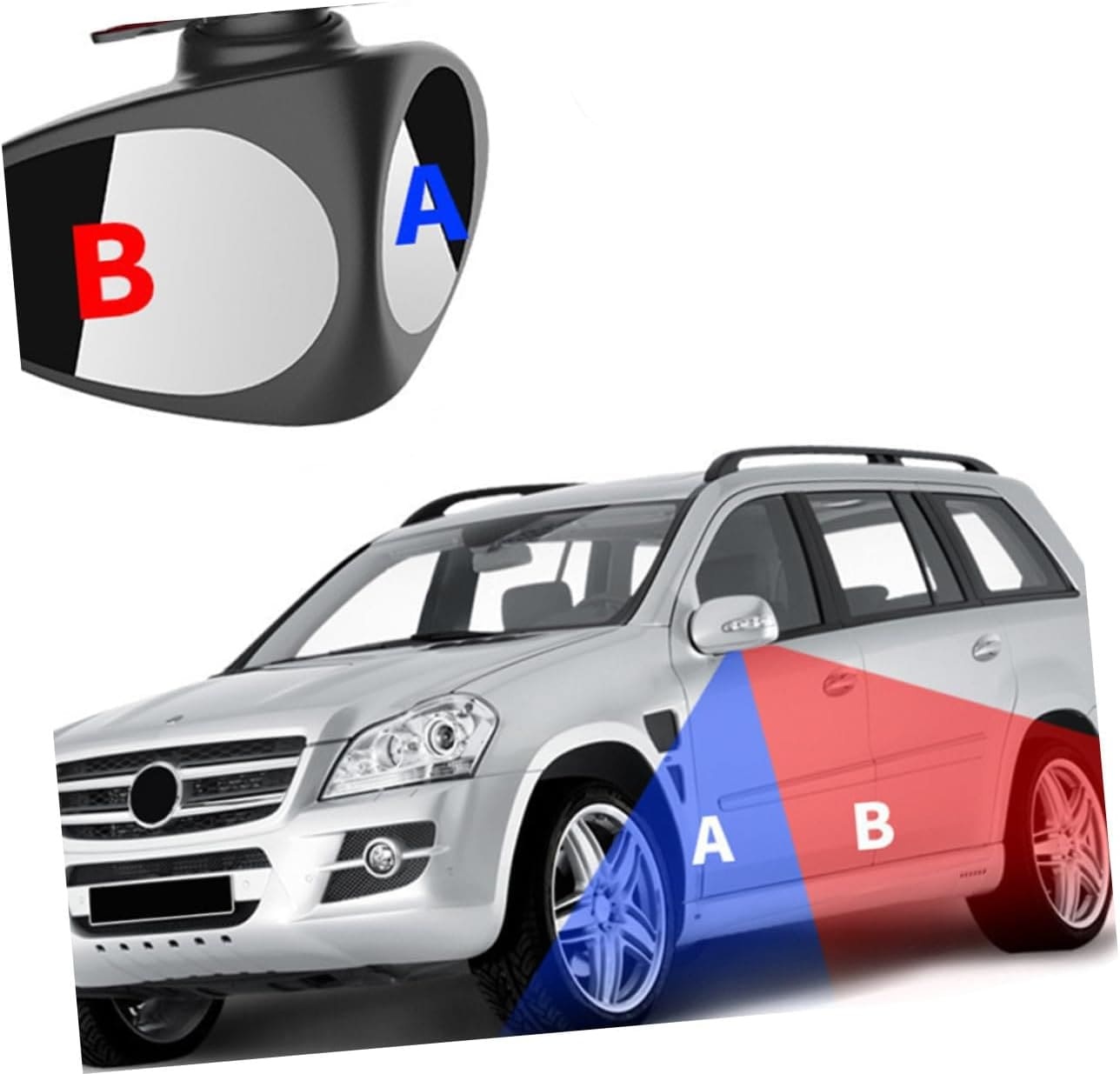 🚗 High-definition car blind spot eliminating rearview mirror