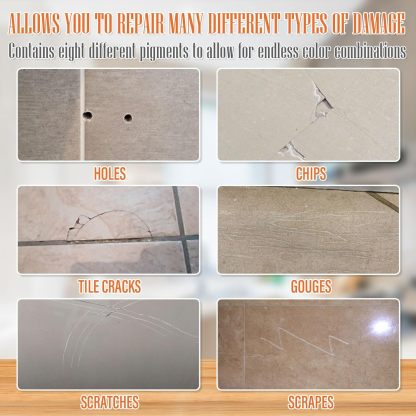 Tile repair paste