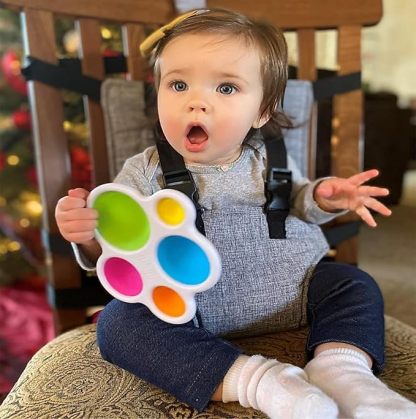 Baby high chair safety belt