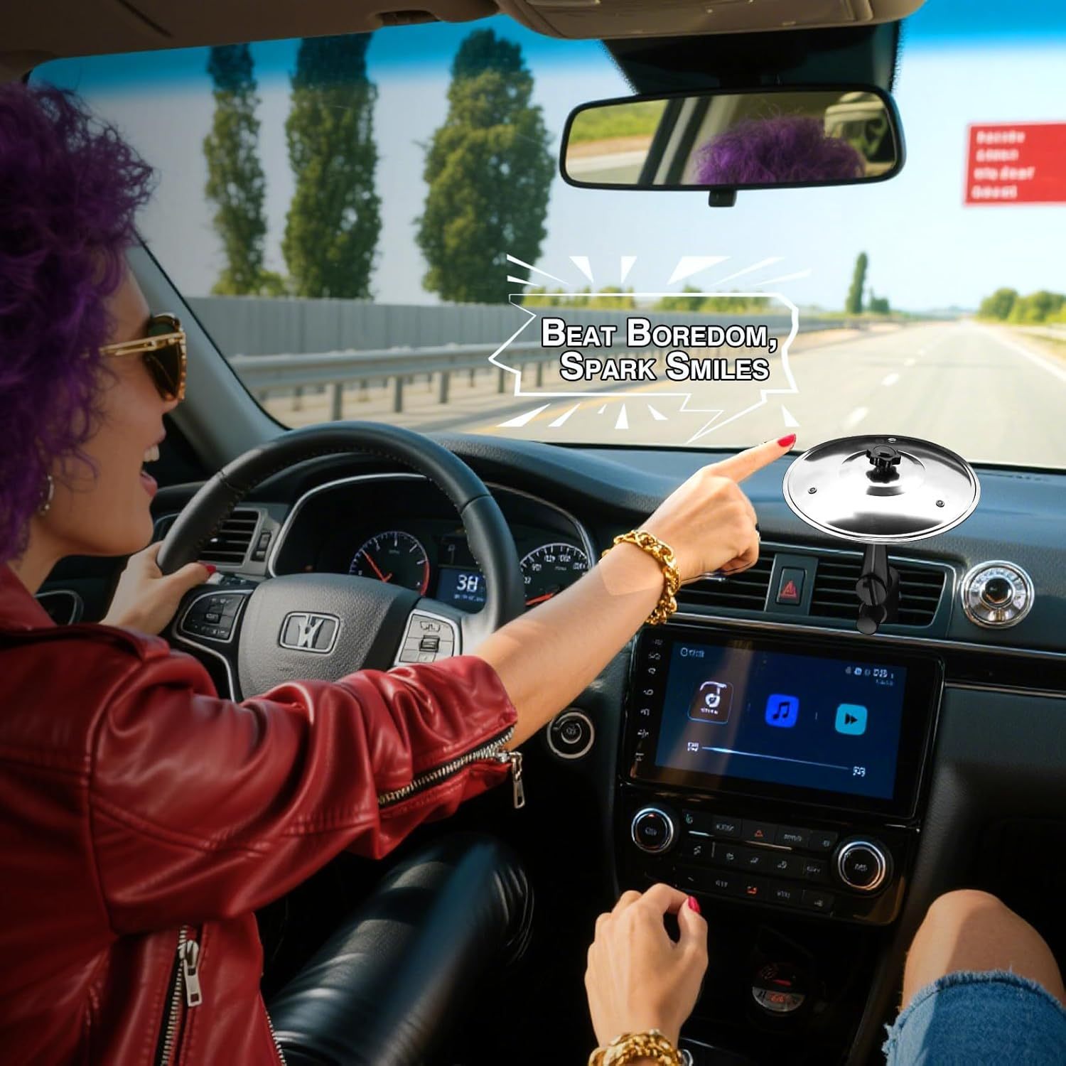 Car Crash Cymbal,Car Cymbal Air Vent Drums,Clip On Mini Symbal for Music Lovers