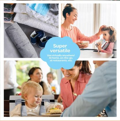 Baby high chair safety belt