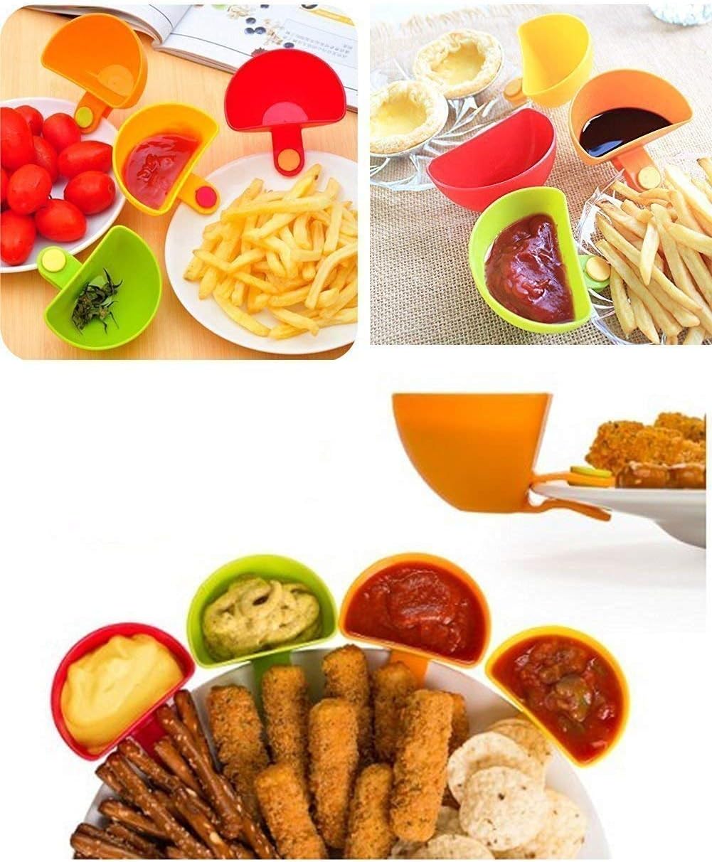 Sauce rack, bowl and plate rack, clip-on sauce rack