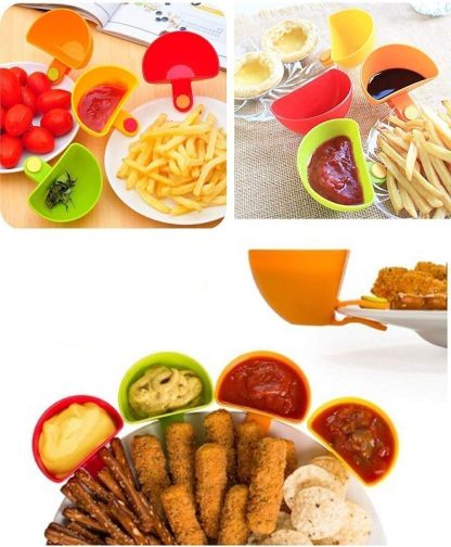 Sauce rack, bowl and plate rack, clip-on sauce rack