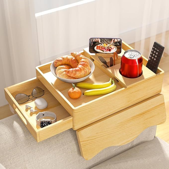 Sofa Tray Multi-Function Storage Box