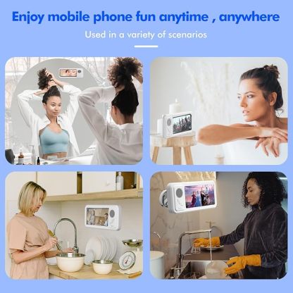 Waterproof Bathroom Phone Case Bluetooth Speaker