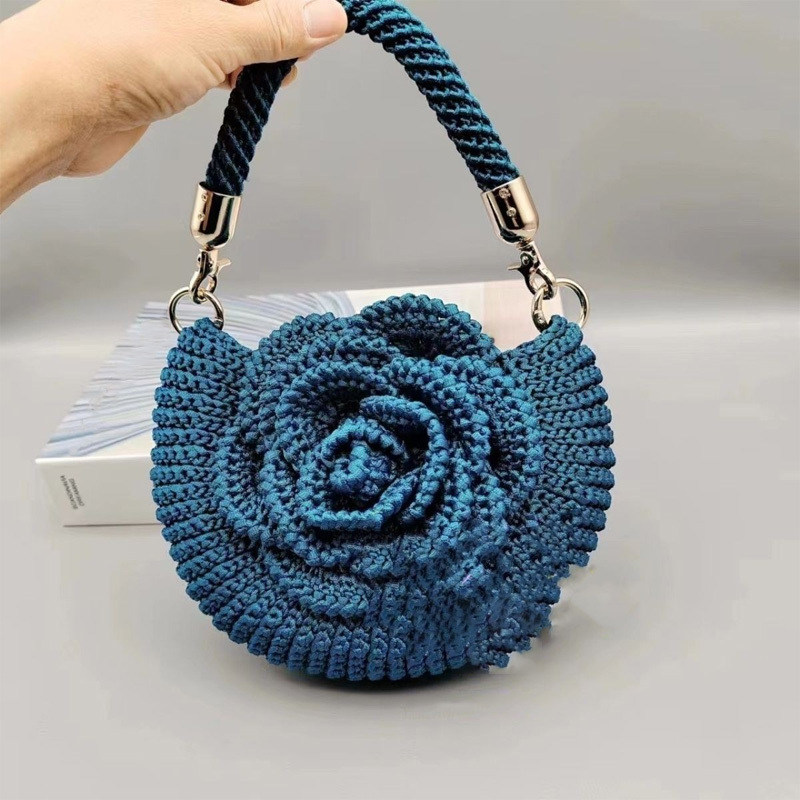 DIY hand-woven handbag material package