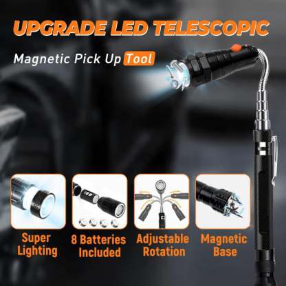 🎄 Telescoping Magnetic Pickup Tools – The Ultimate Gift for Every Guy This Christmas! 🎁