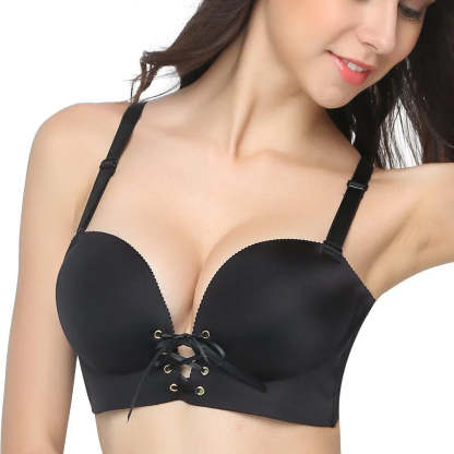 "Add Two Cups" Padded Bra—Black FallSweet