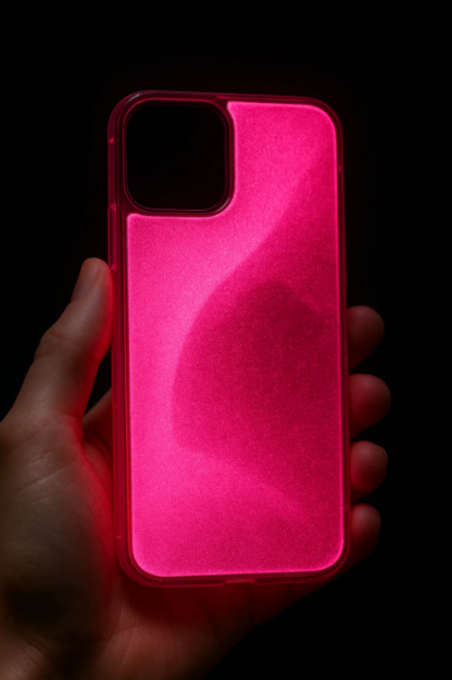 iPhone glow-in-the-dark sand-like phone case