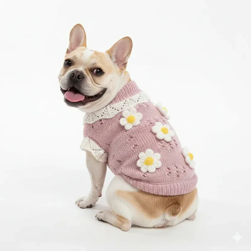 Dog Sweater - Flower