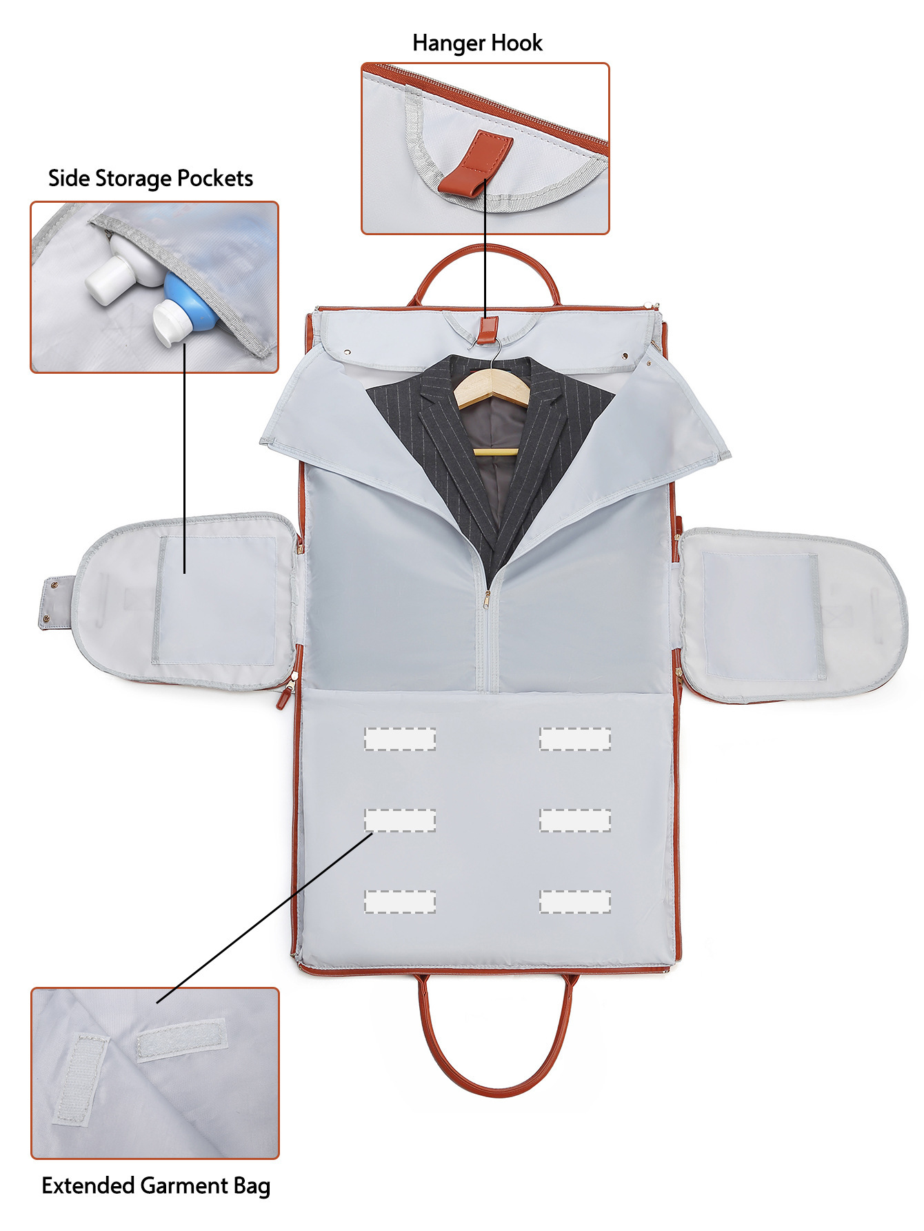 Travel storage bag/folding bag
