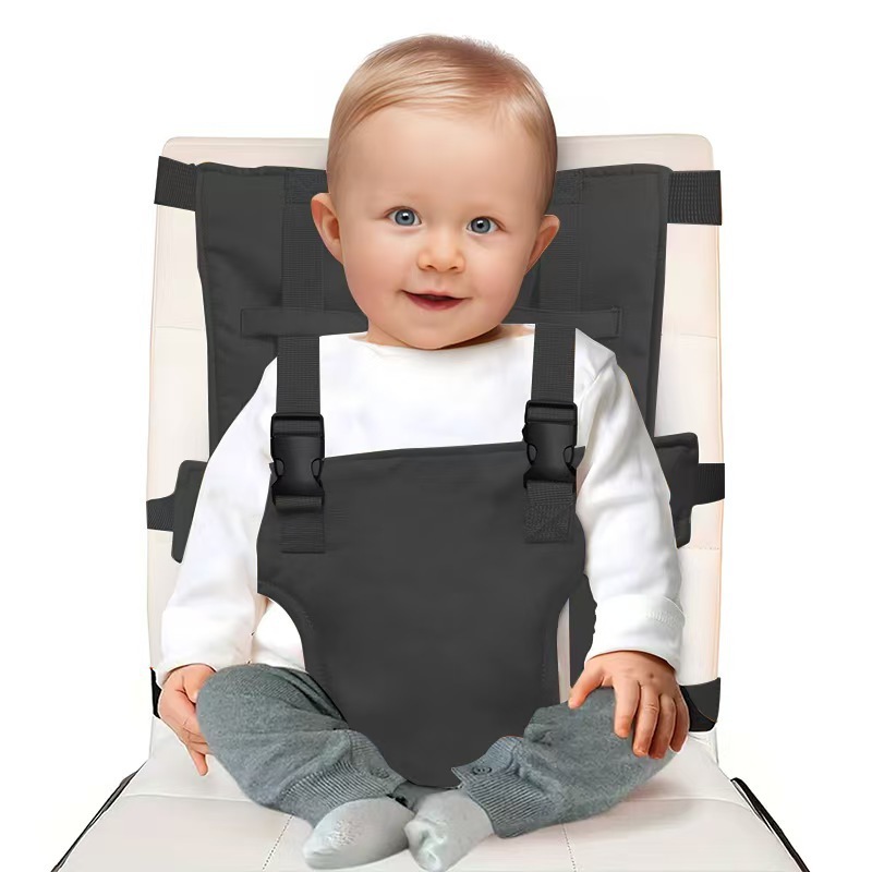 Baby high chair safety belt