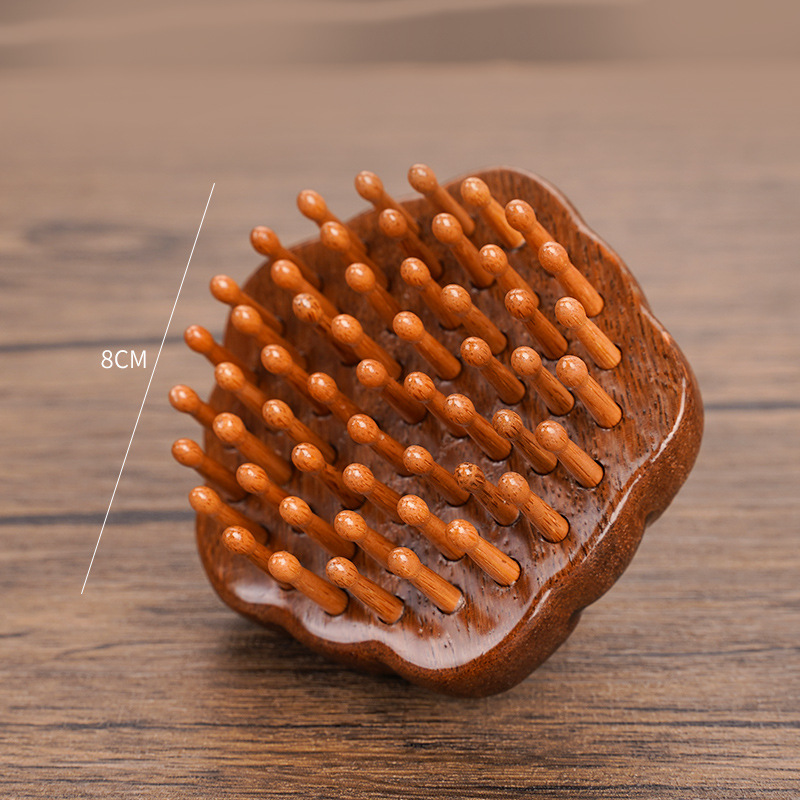 Solid Wood Meridian Massage Comb