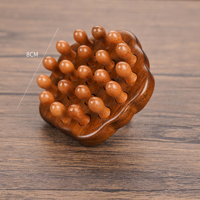 Solid Wood Meridian Massage Comb
