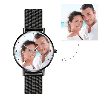 Personalized Engraved Photo Watch