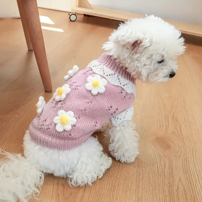 Dog Sweater - Flower