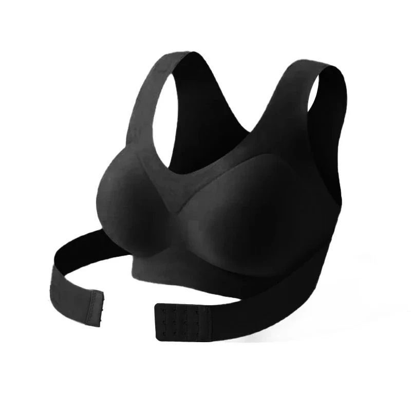 Comfortable, wireless bralette with posture support and soft shaping