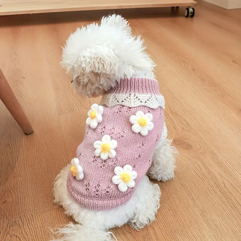 Dog Sweater - Flower