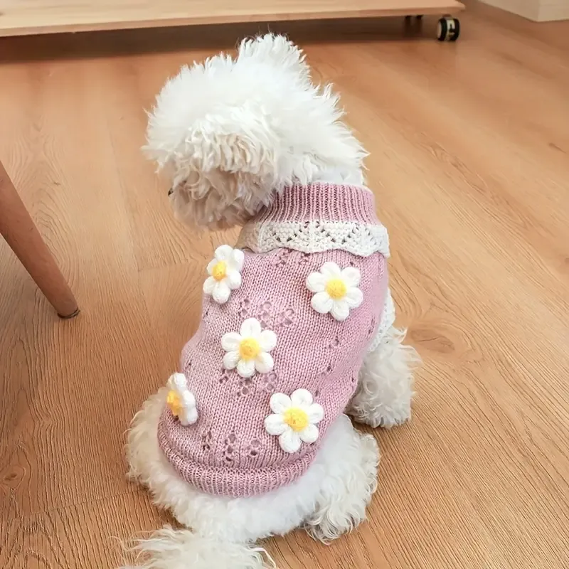 Dog Sweater - Flower