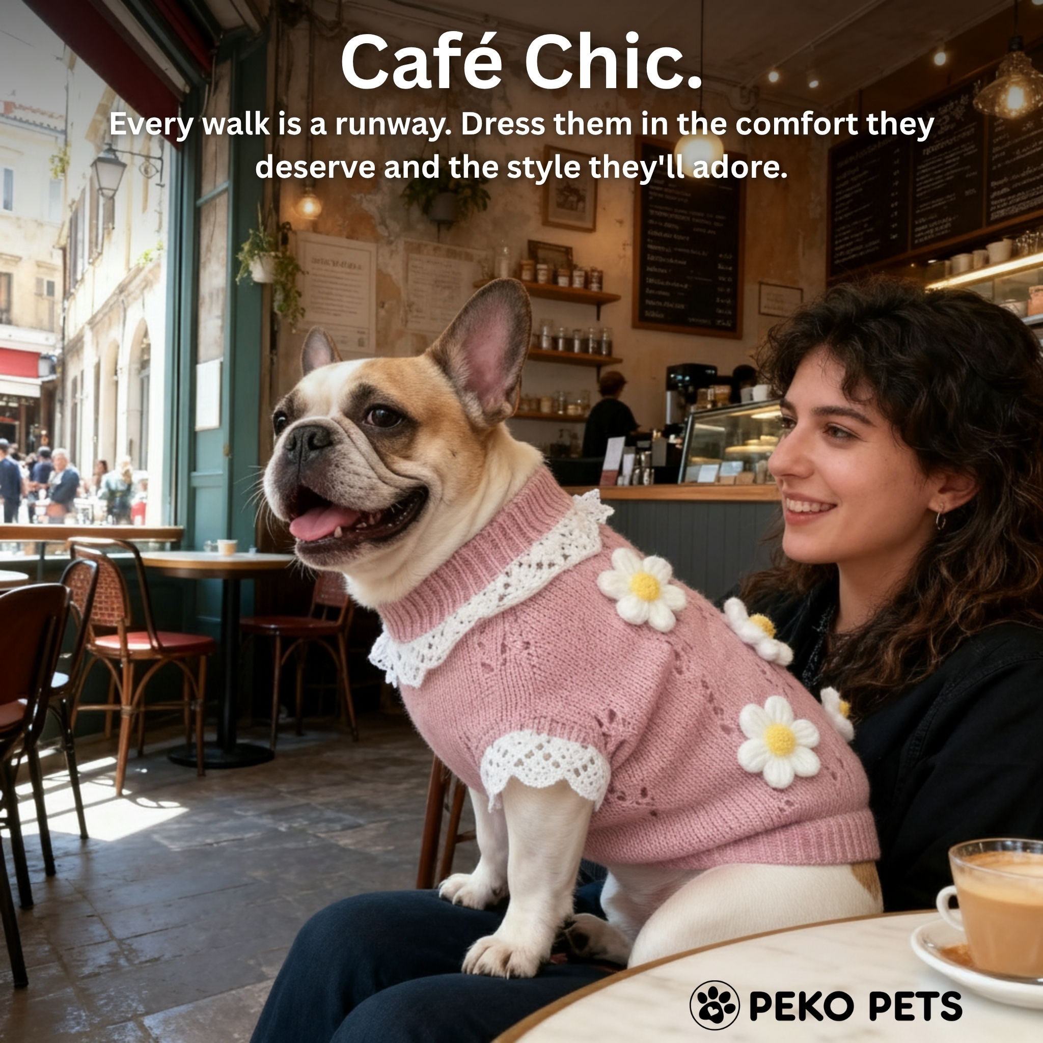 Dog Sweater - Flower