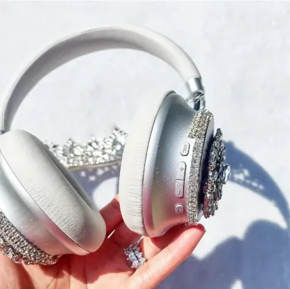 Silver Crown Headphones