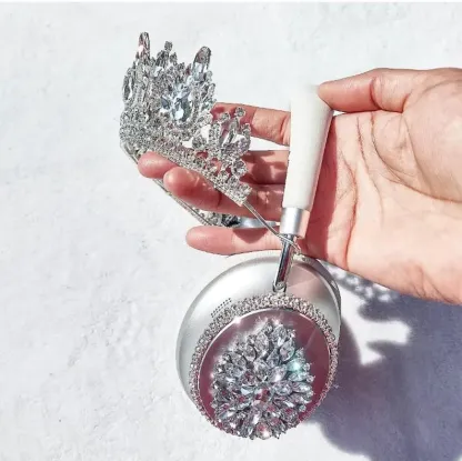 Silver Crown Headphones