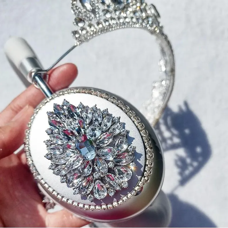 Silver Crown Headphones