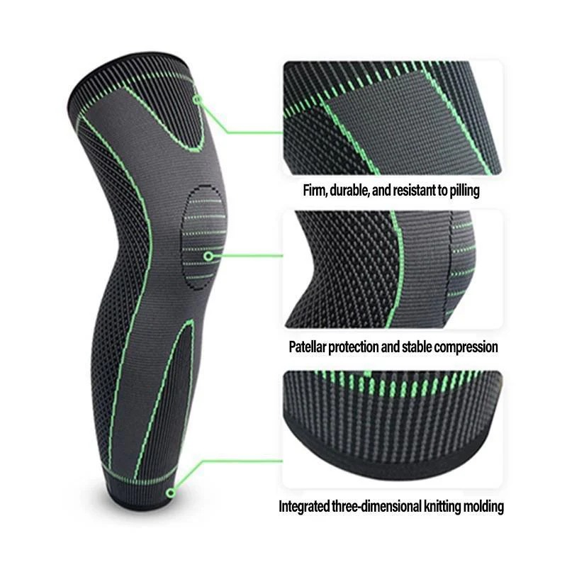 Mugwort-infused warming knee and leg sleeves