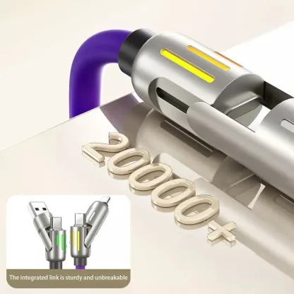 240W four-in-one charging cable