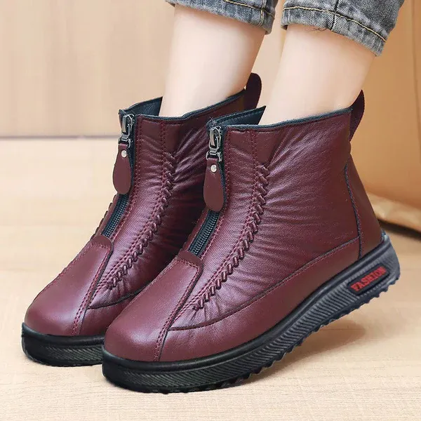 ❄️✨Warm winter ankle boots with zipper for women