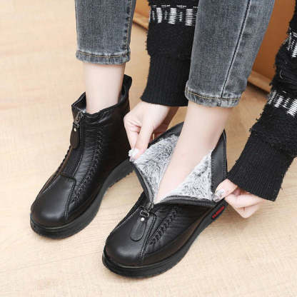 ❄️✨Warm winter ankle boots with zipper for women