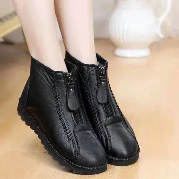 ❄️✨Warm winter ankle boots with zipper for women