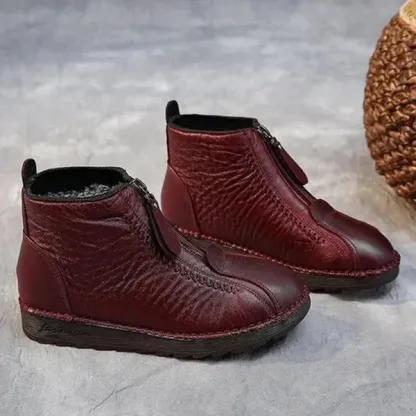 ❄️✨Warm winter ankle boots with zipper for women