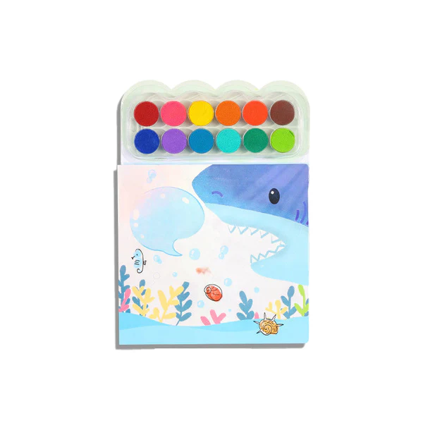 Children's Finger Painting Coloring Book and Art Set