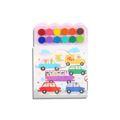 Children's Finger Painting Coloring Book and Art Set