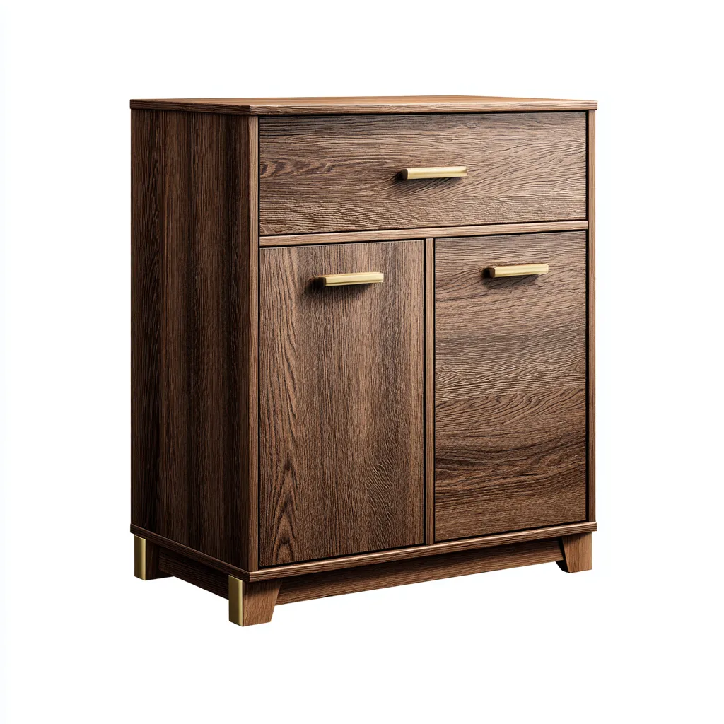 Scarpiera in legno 80x35x90 cm - marrone - per ingresso - design moderno con cassetto-Decoroli