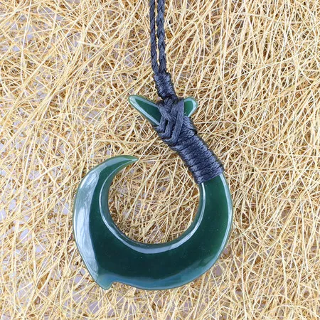 NH047 Nephrite Pendant Necklace